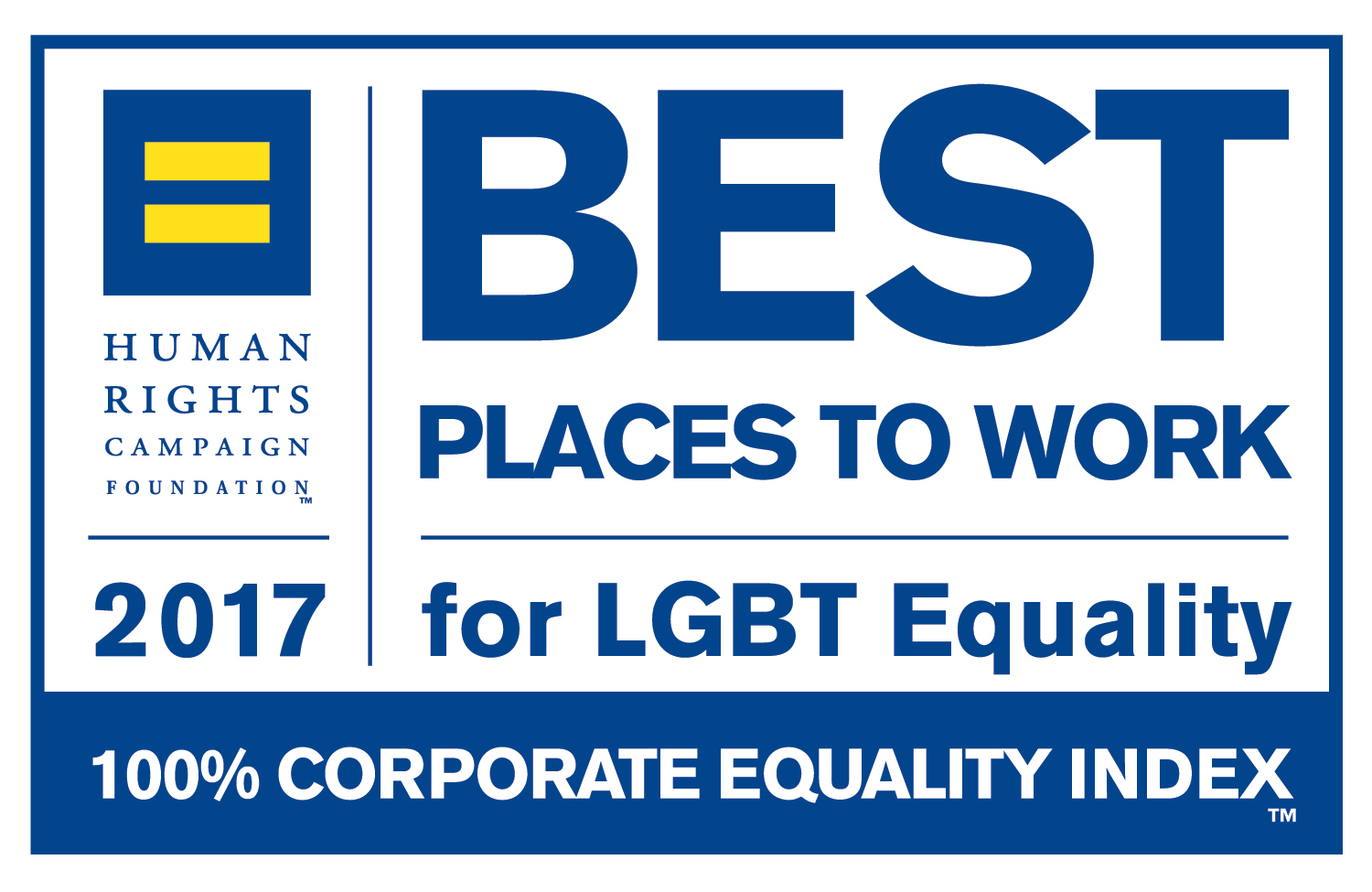 2017 Best Place to Work for LGBT